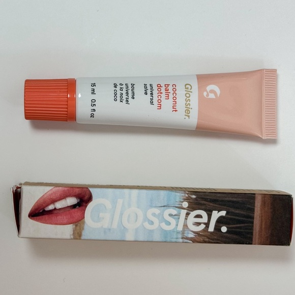 Glossier Coconut Balm Lip Balm NWT - Picture 3 of 3